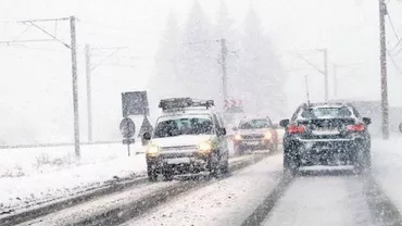 VORTEXUL polar în România: Drumuri închise din cauza viscolului, șoferi blocați, copaci căzuți pe șosele (VIDEO)
