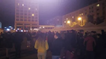 Și ieșenii au ieșit în stradă pentru a protesta împotriva Guvernului (VIDEO și FOTO)