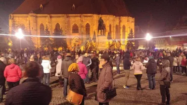Clujenii protestează pentru “apărarea Justiției și Statului de drept în România” (VIDEO și FOTO)