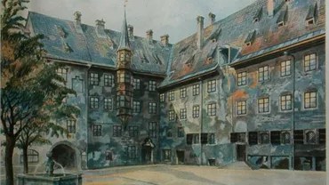 Acuarela de "75 de cenți" a lui Adolf Hitler, DONATĂ unui institut pentru studierea războiului. Nicio Casă de Licitații nu a vrut s-o scoată la vânzare...