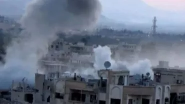 În urma unui raid aerian rusesc în Siria, zeci de oameni au murit