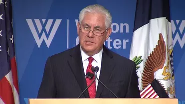 Secretarul de stat american, o singură referire la România, în discursul susținut după avertismentul SUA privind modificarea legilor justiției: Ce a spus Tillerson despre țara noastră