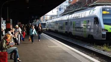 Un tren internațional a deraiat în nordul Elveției