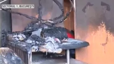 Cămin de nefamiliști din București, distrus de un incendiu: Zeci de oameni au rămas pe drumuri (VIDEO)