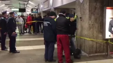 Precizări de ULTIMĂ ORĂ ale Metrorex despre tânăra împinsă în fața trenului