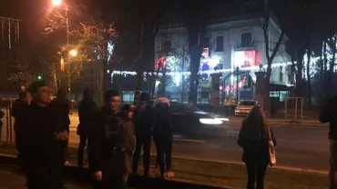 "Protestul tăcut" din fața sediului PSD durează de peste 24 de ore