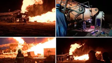 IMAGINI APOCALIPTICE LA SATU MARE! S-a dezlănțuit IADUL la sonda de la Moftin! Arafat: "ARDE NEÎNCETAT! Situația poate dura și două luni" (VIDEO)