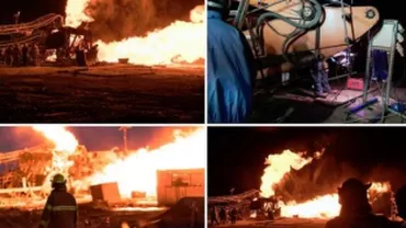 Localnicii din Moftin sunt terorizați de zgomote infernale. Ce legătură au cu sonda care arde încontinuu de 10 zile (AUDIO)