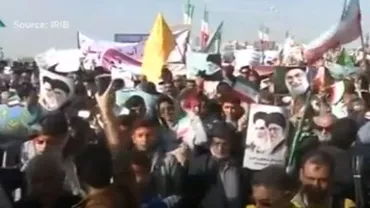 Puterea din Iran ripostează la proteste și prezintă manifestații de susținere a regimului de la Teheran (VIDEO)