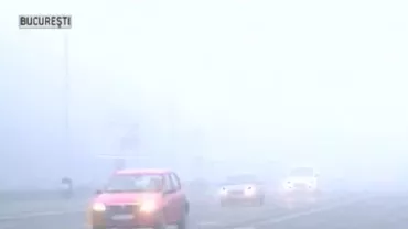 Probleme mari pe șosele: Cod galben de ceață în 21 de județe (VIDEO)
