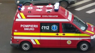 Ambulanță SMURD, implicată într-un carambol la Iași: Un pasager din Salvare, rănit (VIDEO)