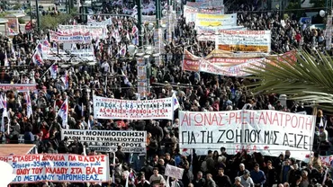 Grecia, din nou paralizată de o grevă gigantică. Transportul aerian și cel public, grav afectate