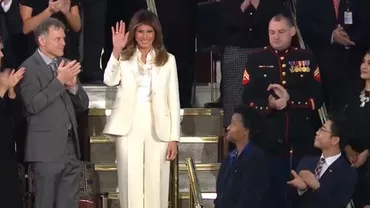 Cum a fost primită Melania Trump în Congresul american la primul discurs al soţului său despre "Starea Naţiunii" (VIDEO)