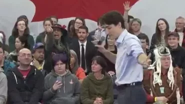 Criză de nervi a premierului canadian Justin Trudeau în timpul unui discurs (VIDEO)