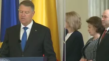 Klaus Iohannis, mesaj pentru magistraţi, în faţa lui Tudorel Toader: Nu sunteţi singuri, vă susţin şi eu şi românii (VIDEO)