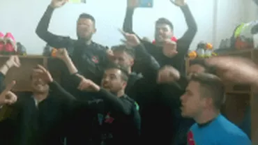 Imagini fabuloase din vestiarul Hermannstadt, după victoria categorică în fața FCSB (FOTO, VIDEO)