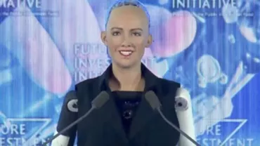 Robotul SOPHIA vine la Bucureşti. Vizită CIBERNETICĂ de stat?