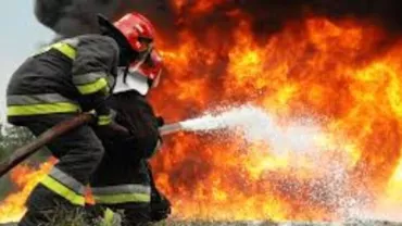 Incendiu la o fabrică de brichete: Pompierii s-au luptat cu focul mai bine de două ore