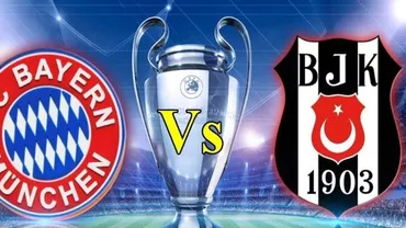 BESIKTAS - BAYERN MUNCHEN ONLINE LIVE STREAM - VIDEO LIGA CAMPIONILOR