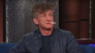 Sean Penn, apariţie unică la TV. A fumat în direct, aflându-se sub influenţa unor medicamente (FOTO, VIDEO)