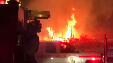 SUA: Incendiu lângă festivalul Coachella. Mai multe hectare de vegetație au fost distruse (FOTO)