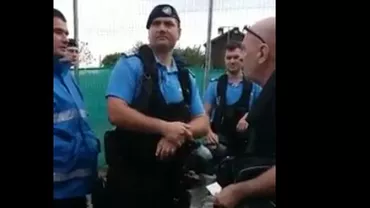 Cum umilește un jandarm un suporter. ”Jandarmeria Română în 2018. Multe flori la proteste!” (VIDEO)