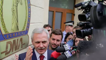 Liviu Dragnea îi răspunde lui Victor Ponta, din ușa DNA: A ajuns foarte jos, jos de tot! (VIDEO)