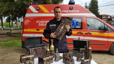 Povestea pompierului de la ISU Prahova care face din meseria sa un scop şi din talentul său, artă