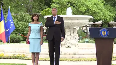 Iohannis, față în față cu Dragnea și Dăncilă, la recepția de Ziua Europei (FOTO)