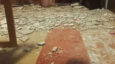 Alba: Tavanul sălii de sport al unui liceu s-a prăbușit. Ce s-a întâmplat cu elevii..