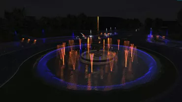 Ansamblul de fântâni din zona Unirea este reabilitat din fondurile Apa Nova (VIDEO)
