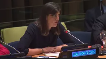 Laura Codruța Kovesi, la ONU: Sistemul de justiție s-a confruntat cu atacuri prin știri false. Cea mai mare provocare, în România, este acum păstrarea independenței judecătorilor și procurorilor