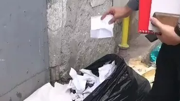 Baia Mare: Actele clienților unei bănci au fost aruncate la gunoi. Explicația halucinantă a directoarei