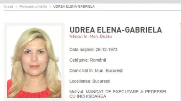 Elena Udrea, dată oficial în urmărire de Poliţia Română (FOTO)