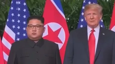 Întâlnire istorică Trump - Kim Jong-un. Cei doi lideri au semnat un document (VIDEO)