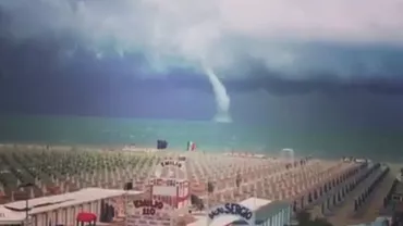 FENOMEN METEO EXTREM în Italia: Oamenii au plecat ÎNGROZIȚI! (VIDEO)