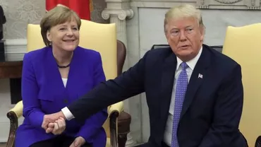 La puţin timp după ce a numit Germania drept prizonera Rusiei, Trump şi-a schimbat tonul în faţa lui Merkel: Avem o relație formidabilă