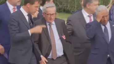 A fost Juncker beat la summitul NATO? Explicația HALUCINANTĂ a oficialului european (VIDEO)