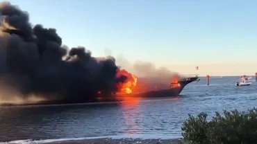 Spania: O ambarcațiune a luat foc în urma unei explozii. BILANȚUL VICTIMELOR!