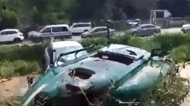 Elicopter prăbușit în capitala Chinei: Pilotul a făcut un gest eroic înaintea dezastrului (VIDEO)