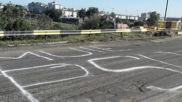 PROTEST INEDIT în Vaslui: Mesajul ‘M...E PSD’ a devenit viral!  Autoritățile au turnat asfalt ca să-l acopere ! (FOTO)