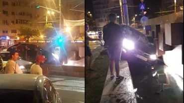 Cum să intri cu maşina într-o FÂNTÂNĂ din centrul Bucureştiului: 17 ani, beat, fără carnet, la volan... ACCIDENT