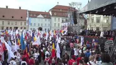 Mii de tinerii ORTODOCȘI din toată lumea PETREC la Sibiu: RUGĂCIUNI şi concerte (FOTO)