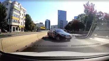 Mașina lui Gigi Becali, surprinsă pe contrasens în centrul Capitalei (VIDEO)