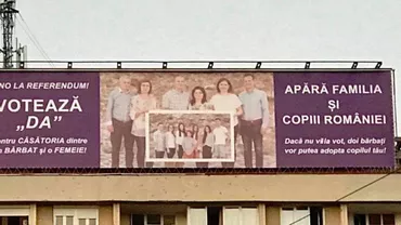 Campanie halucinantă pentru referendumul pentru familia tradiţională: Dacă nu vii la vot, doi bărbaţi vor putea adopta copilul tău (FOTO)