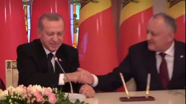 Erdogan anunță că o replică a sabiei lui Ștefan cel Mare va ajunge la Chișinău: La fel am procedat și în cazul României (VIDEO)