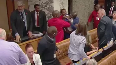 BĂTAIE în Parlamentul Africii de Sud, după ce politicienii şi-au adresat CUVINTE GRELE! (VIDEO)