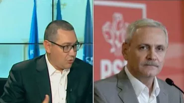 Victor Ponta: Relația dintre Liviu Dragnea și alegători e ca între stăpân și sclav (VIDEO)