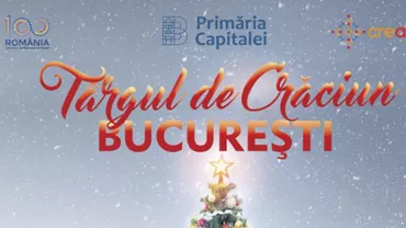 Târgul de Crăciun București 2018. Pe 30 noiembrie se dă startul sărbătorilor de iarnă: 129 de căsuțe cu produse de sezon, patinoar, carusel pentru copii