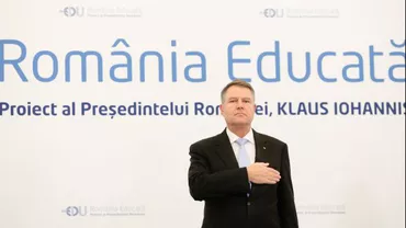 Klaus Iohannis a lansat în dezbatere publică România Educată: Un proiect strategic care vrea să ajute la conceperea unui sistem educațional pentru România secolului XXI (VIDEO)